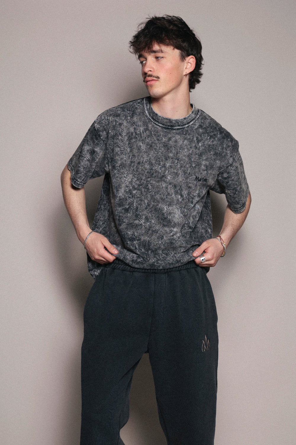 Grey MARBLE tee