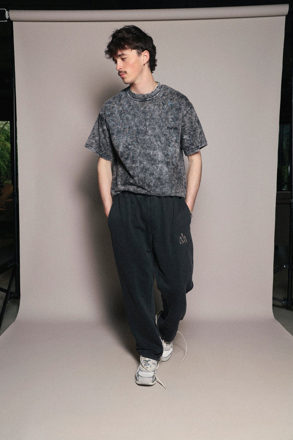 Grey MARBLE tee